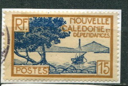 Nouvelle Calédonie 1928-38 - YT 144 (o) Sur Fragment - Used Stamps