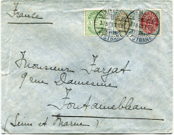 DANEMARK LETTRE DEPART SJAELLANOSKE 30-5-03 KYSTBANE POUR LA FRANCE - Cartas & Documentos