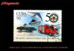 USADOS. CUBA. 2011-08 50 ANIVERSARIO DEL MINISTERIO DEL INTERIOR - Used Stamps