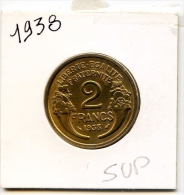 2 Francs  Morlon  1938  TTB+/SUP - 2 Francs