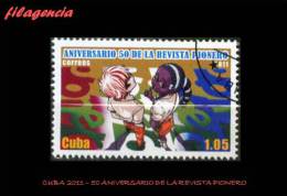 USADOS. CUBA. 2011-20 50 ANIVERSARIO DE LA REVISTA INFANTIL PIONERO - Used Stamps