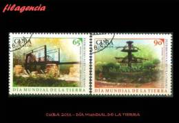 USADOS. CUBA. 2011-07 DÍA MUNDIAL DE LA TIERRA. PATRIMONIO AGRÍCOLA CUBANO - Oblitérés