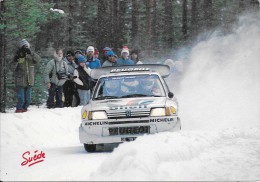 SUEDE 205 Turbo 16. J KANKKUNEN/J. PIIRONEN - Rallyes