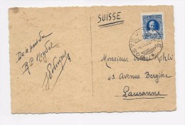 POSTE VATICANE 1929, 1.25 Lire Seul Sur Carte Postale Illustrée ROMA Pour La Suisse - Storia Postale