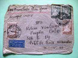 Greece 1945 Cover To USA - Glory - Storia Postale