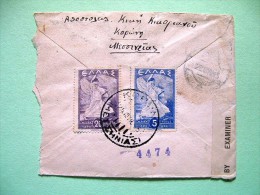 Greece 1945 Censored Cover To USA - Glory - Briefe U. Dokumente