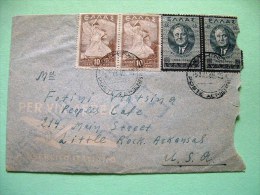 Greece 1945 Cover To USA - Glory - Roosevelt - Briefe U. Dokumente