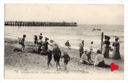 26025-LE-14-COURSEULLES-La Plage Et La Jetée------------animée - Courseulles-sur-Mer