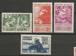 ALGERIE  SERIE N°  249 / 252 NEUF**  SANS CHARNIERE / MNH - Unused Stamps