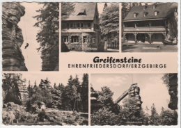 Ehrenfriedersdorf - S/w Mehrbildkarte 1 - Ehrenfriedersdorf