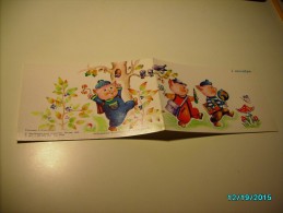 RUSSIA USSR , PIGLETS SCHOOL START , GLOBE , MUSHROOM , BUTTERFLY , 1986 POSTCARD, O - Children's School Start