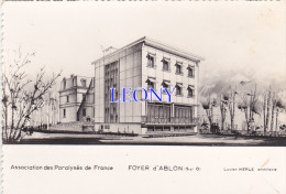 CPSM 10X15 D' ABLON    (94) - FOYER De L' ASSOCIATION Des PARALYSES De FRANCE - MAQUETTE - Ablon Sur Seine