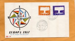 Saar Land 1957 FDC - FDC