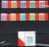 JERSEY- 2015- Crests Defiinitive Complete Set With GBP5.00 HOLGRAM Stamp- MNH - Hologramme