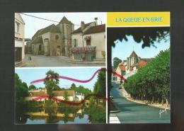 Cpm 942890 La Queue En Brie  3 Vues Sur Carte Vieille Ville - La Queue En Brie
