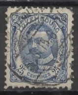 LUXEMBOURG 1906 Grand Duke William IV -  25c. - Blue  FU - 1906 William IV