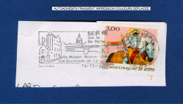 * 1998 N° 21 CHEVALIER AVEC PLI AUTOADHÉSIFS PHOSPHORESCENTES 14-12-98 OBLITÉRÉ FRAGMENT YVERT TELLIER 1.50 € - Usati