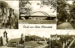 CP De GRUB Aus HESS. OLDENDORF  " Hohenstein , Weserbrücke , Schaumburg , Freidbad , Kath. Kirche " - Hameln (Pyrmont)