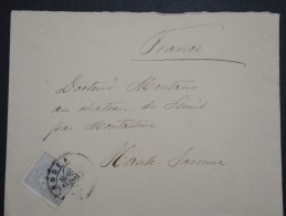 ESPAGNE - Enveloppe De Santander (Espagne) Pour La France En 1884 - A Voir - Lot P14517 - Briefe U. Dokumente