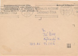 K5656 - Czechoslovakia (1989) 702 00 Ostrava 2 (1): Use The Postal Codes (letter) - Codice Postale