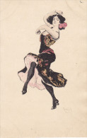 Illustrateur REZNICEK, Simplicismus Karte Nr 6, Danse Avec Claquettes - Reznicek, Ferdinand Von