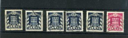 - SARRE SERVICE . TIMBRES DE 1949 . OBLITERES . - Service