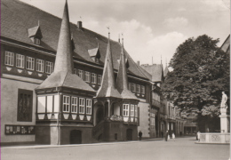 Einbeck - S/w Rathaus Mit Till Eulenspiegel Brunnen - Einbeck