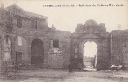 Peyrolles 13 -  Intérieur Château Du XVème - Cachet Postal 1919 - Peyrolles