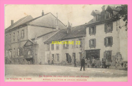 CPA  ETIVAL  La Place De L Abbaye Bombardée - Etival Clairefontaine