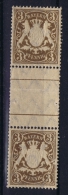 Bayern  Mi Nr 60 X MNH/**/Postfrisch  Zwischenstekpaar  CV € 250    Perforation Fragile - Postfris