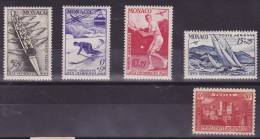 MONACO  PA 32/35 MH* ET No 64 MNH**  COTE: 98 EUROS - Poste Aérienne