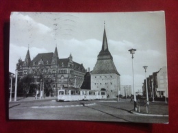 AK Rostock Am Steintor 1964 Straßenbahn - Rostock