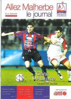 Programme Football : 2004/5 Caen â€“ Auxerre - Libros