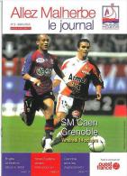 Programme Football : 2005/6 Caen â€“ Grenoble - Boeken