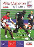 Programme Football : 2005/6 Caen â€“ Lorient - Books