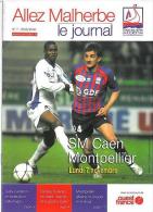 Programme Football : 2005/6 Caen â€“ Montpellier - Bücher