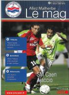 Programme Football : 2009/0 Caen â€“ Ajaccio - Bücher