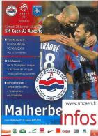 Programme Football : 2010/1 Caen â€“ Auxerre - Libros