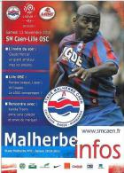 Programme Football : 2010/1 Caen â€“ Lille LOSC - Books