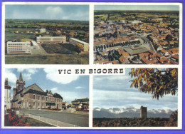 Carte Postale 65. Vic-en-Bigorre  Trés Beau Plan - Vic Sur Bigorre