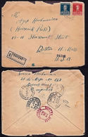 B0551 ARGENTINA 1924, Registered Cover From Buenos Aires To USA - Brieven En Documenten