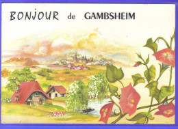 Carte Postale 67. Gambsheim   Trés Beau Plan - Gambsheim