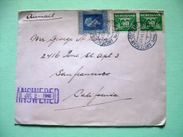 Netherlands 1946 Cover To USA - Queen - Lettres & Documents