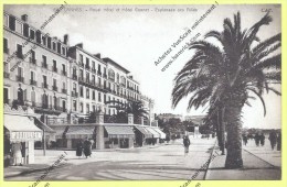 CPA 06 CANNES La Croisette Hôtel Royal Et Gonnet ( Cycliste ) - Cannes
