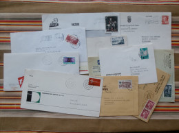 Lot  De 11 Enveloppes Timbrees  PUBLICITAIRES Pour Ettelbruck DENREES COLONIALES - Storia Postale