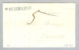 Heimat GR St.Bernhardin 1866-05-29 Brief O.M. Nach Lostallo - Briefe U. Dokumente