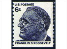 1968 USA Franklin D. Roosevelt Coil Stamp Sc#1305? Famous President Post - Coils & Coil Singles