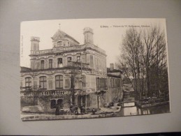 A340.  CPA. 47. Libos. Maison De M.Belhomme,Sénateur.  Beau Plan Animé. Non Ecrite - Libos