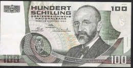 AUSTRIA  P150 100 SHILLINGS  1984  #F--B        VF NO P.h. ! - Oesterreich