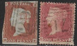 La Grand-Bretagne Non-dentelé Et Dentelé Oblitérérs, USED, IMPERFORATED & PERFORATED - Usati